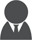Icon of person with tie